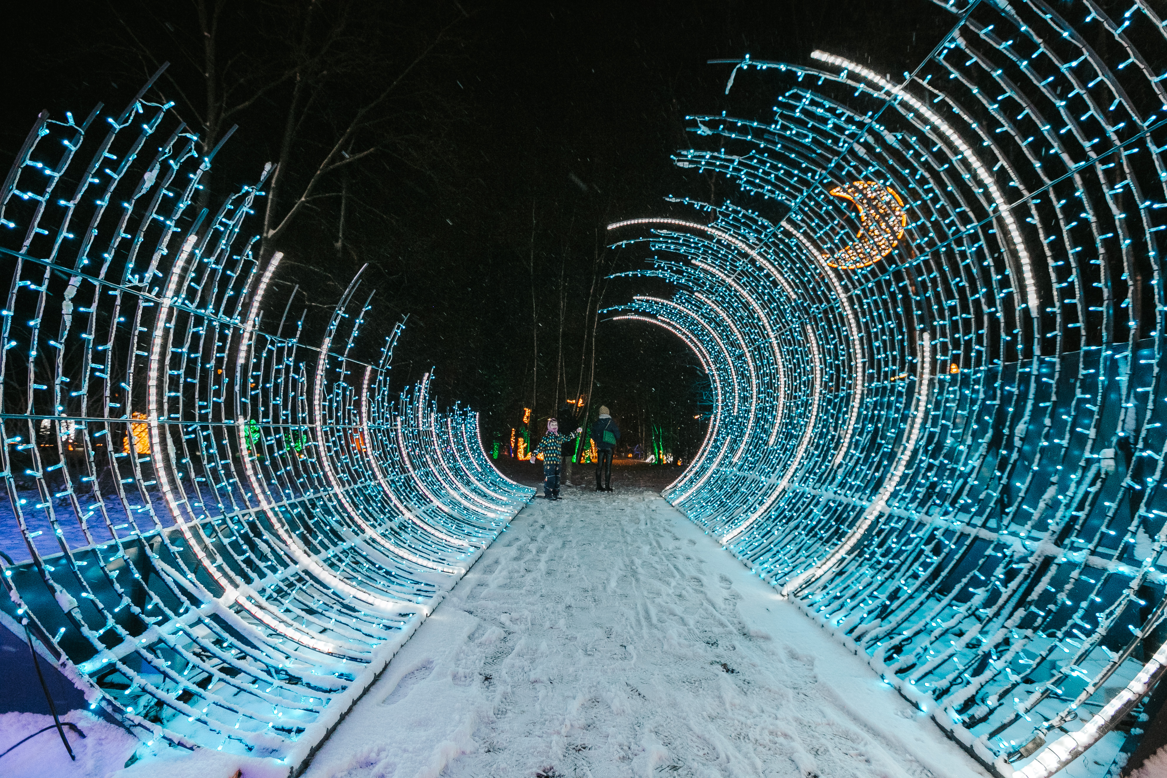 Lichtskulptur Wien Lichtpark Lumagica
